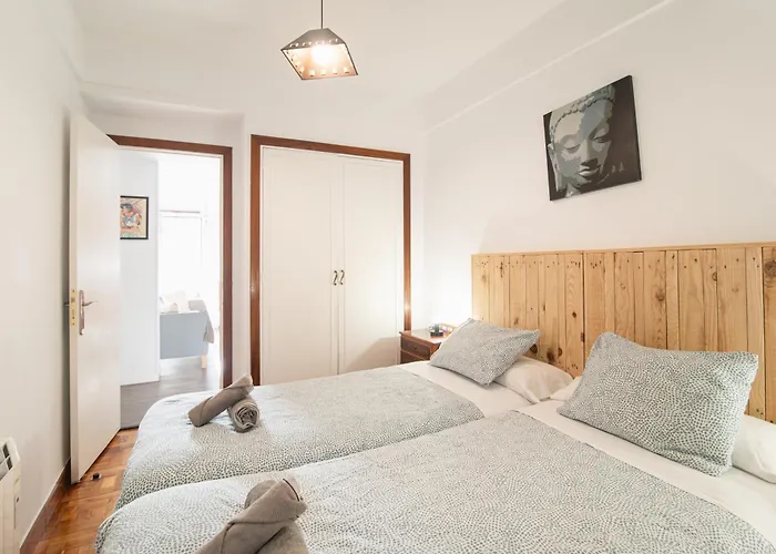 Apartamento Amara Amonaren Etxea Free Wifi, Rooms, Rent Parking