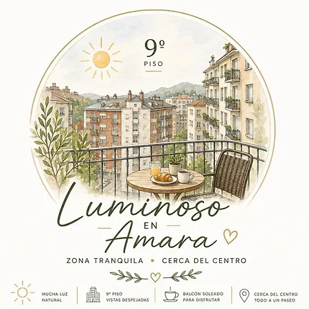 Luminoso En Amara - Zona Tranquila - Cerca Centro * Saint-Sébastien